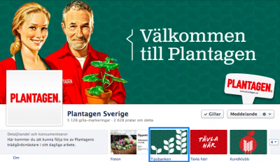 Plantagen-facebooksida