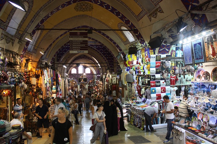 Marknad i Istanbul